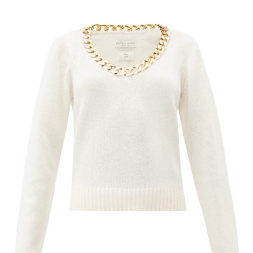 Bottega Veneta Chain Trim Sweater